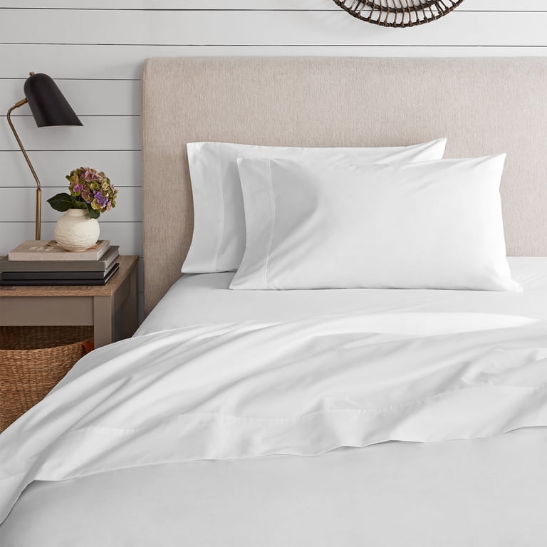 Color Sense Cotton Rich Jersey Full 4-Piece Sheet Set photo 5