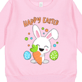 thumbnail image 3 of Inktastic Happy Easter Bunny with Eggs and Carrot Toddler Sweatshirt, 3 of 4