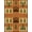 Brown, Pattern 3, variant on ODIKA 8'x10' Washable Area Rug Woodland Scattered Wildlife Tracks Forest Theme Timber Frame for Living Room, Under Sectional, Family , Durable, Non-Slip