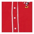 thumbnail image 6 of Disney Women's Mickey Mouse Baseball Shirt, Classic Cartoon Baseball Jersey Red – XL, 6 of 8