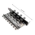 thumbnail image 3 of Enqiretly 3pin/4pin Fan Hub Cooler Splitter Heat Dissipation Radiator Adapter Converter Water Cooling System Motherboard Upgrade Parts Type 4 1Set, 3 of 6