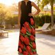 thumbnail image 2 of Cómodos Zapatos de Vestido de Mujer Verano sin Mangas Cuello en V Vestido Largo Impreso para el Uso Informal, Viajes a la Playa Y Trajes Cotidianos, 2 of 9