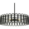 thumbnail image 3 of Quoizel Vera 5-Light Matte Black Pendant Light, 3 of 8