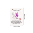 thumbnail image 3 of Dvkptbk English Encouragement Bunny Pocket Card Desktop Decorative Inspirational Blessings and Affectionate Messages easter decorations, 3 of 6