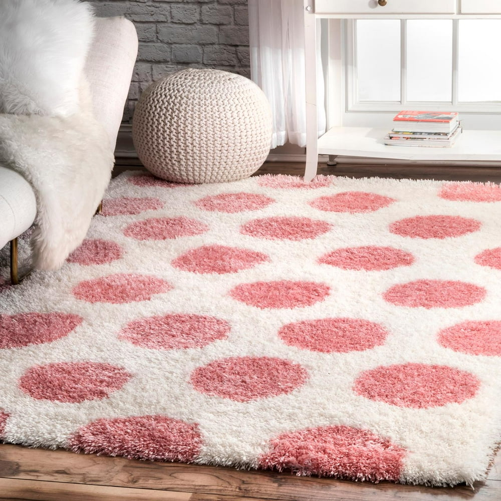 nuLOOM Alexa Polka Dot Shag Area Rug - Walmart.com - Walmart.com