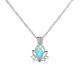 thumbnail image 1 of Collar de moda para mujer, colgante de cristal con forma de flor hueca, collar luminoso --- Código de producto 49862, 1 of 4