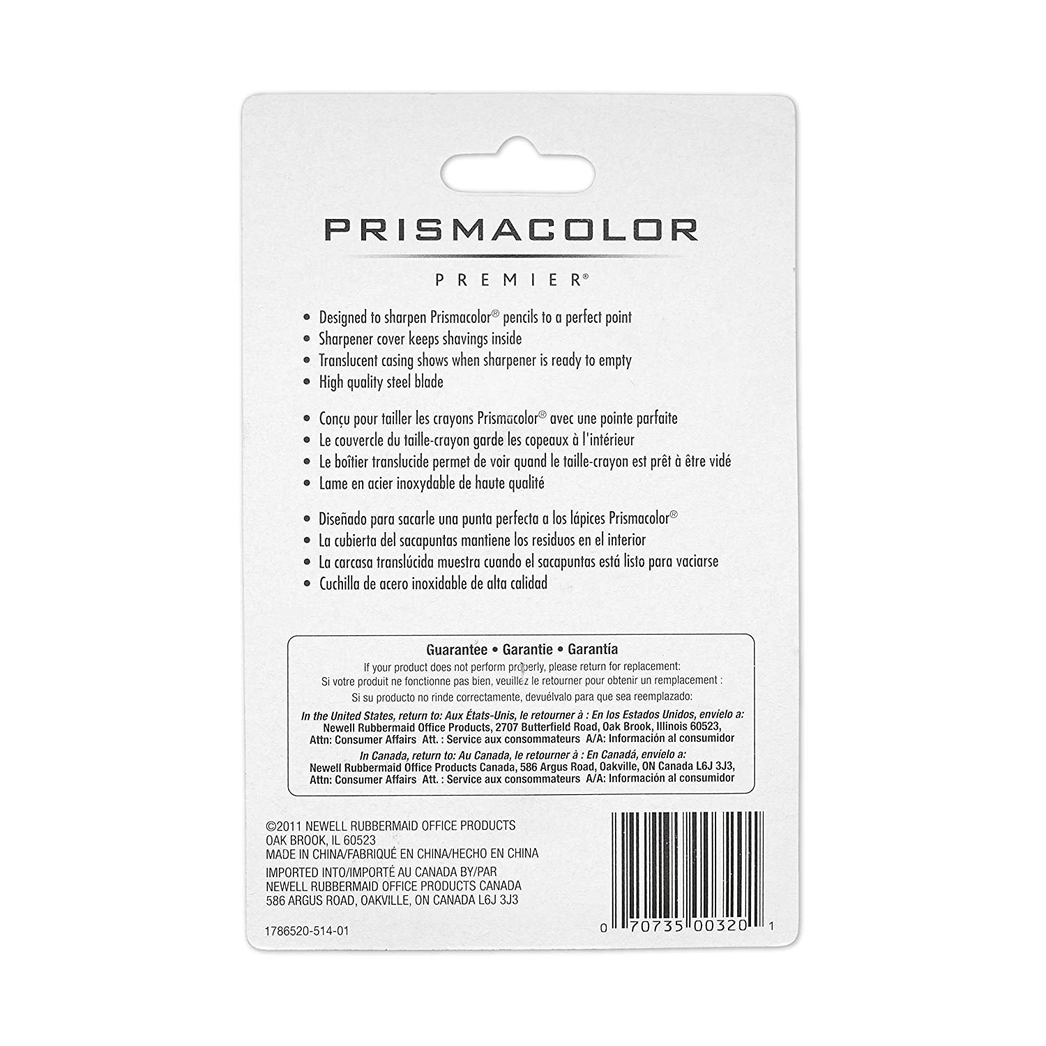 Prismacolor Premier Pencil Sharpener Black - Office Depot