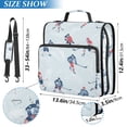 thumbnail image 2 of FORMRS Zipper Binder with Shoulder Strap 2-inch Ring 500 Sheet Capacity File Bag, Hockey Action Zone, 2 of 5