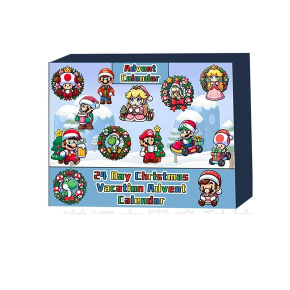 Halloween/Christmas Advent Calendar Contains 24 Gifts, Halloween/Christmas Cute Figures Doll Advent Calendar, Christmas Countdown Calendar With Surprise Toys