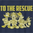 thumbnail image 2 of Boy's Mickey & Friends Firefighters to the Rescue  Graphic Tee Navy Blue Medium, 2 of 4