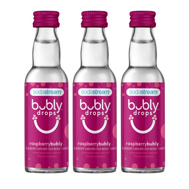 SodaStream bubly drops Raspberry 3 pack, 3 Count, 440 mL