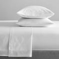thumbnail image 3 of Twin-XL Size 4Pcs Sheet Set - White Solid Sateen Weave for Soft & Silky 100% Egyptian Cotton 800 Thread Count 18" Inch Deep Pocket Bed Sheets, 3 of 7
