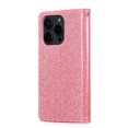 thumbnail image 3 of compatible iPhone 15 Pro Glitter Powder Love Leather Phone Case Cheap and fine, 3 of 4