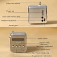 thumbnail image 5 of Portable TD V26 Digital Radio Speaker Mini FM Radio Receiver with LCD Stereo Speaker Support Micro Memory Card, 5 of 5