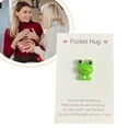 thumbnail image 2 of Little Pocket Hug Frog Token,Pocket Hug Heart with Greeting Cards,Thinking of You Gifts,Adorable Encouragement Greeting Card with Frog Ornaments,Keepsake Gift for Him Her Y5U3, 2 of 5