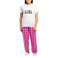 thumbnail image 4 of CafePress - Honeymooner Women's Light Pajamas - Women's Short Sleeve Print T-Shirt and Pants Light Cotton Pajama Set, 4 of 7