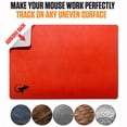 thumbnail image 5 of Mouse Pad Adhesive Bottom - Sticks to Any Surface - Portable - Webcam Covers and Screen Cleaner Included (Red), 5 of 6