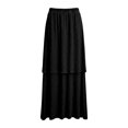 thumbnail image 4 of Wxolcjlv Womens Maxi Skirt Elastic Waist Breathable Daily Straight Skirts, 4 of 4
