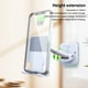 thumbnail image 4 of Sidaley Soporte para teléfono de pared, autoadhesivo, plegable, soporte de almacenamiento para teléfono móvil, organizador retráctil, Electrónica Blanco, 4 of 6