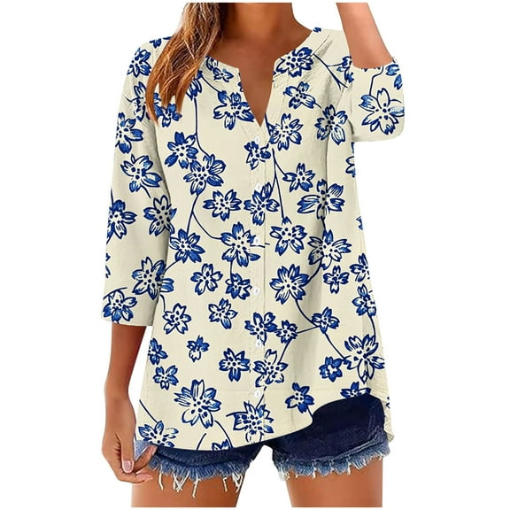 Women's Fall Tunic Tops Women's Shirt Women's Tops 3/4 Sleeve Loose Fit Womens Blouses Casual Fall Items Ordered by Me