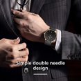 thumbnail image 5 of A ALPS Mens Watches Fashion Quartz Men's Watches Ultra Thin Minimalist Wristwatches with Stainless Steel Strap Gift for Man Father's Day Gifts, 5 of 7