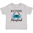 thumbnail image 3 of Inktastic Baltimore Maryland Vacation Blue Crab Boys or Girls Baby T-Shirt, 3 of 5