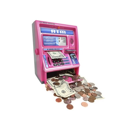 Ben Franklin Talking ATM Machine - Pink