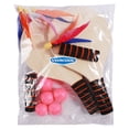 thumbnail image 3 of Miangastore VORCOOL Paddle Ball Game Beach Tennis Pingpong Cricket Badminton Racket Paddles Set Indoor Outdoor Racquet Game for Kids and Adults (Random Handle Color), 3 of 8