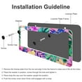 thumbnail image 4 of Hawaiian Pattern with Tropical Leaves And Flowers License Plate Frames 2 Pack Monstera Palm Leaf Flower Car Front License Plate Frame for Us Standard Vehicles Quality Aluminum License Plate Frame, 4 of 6