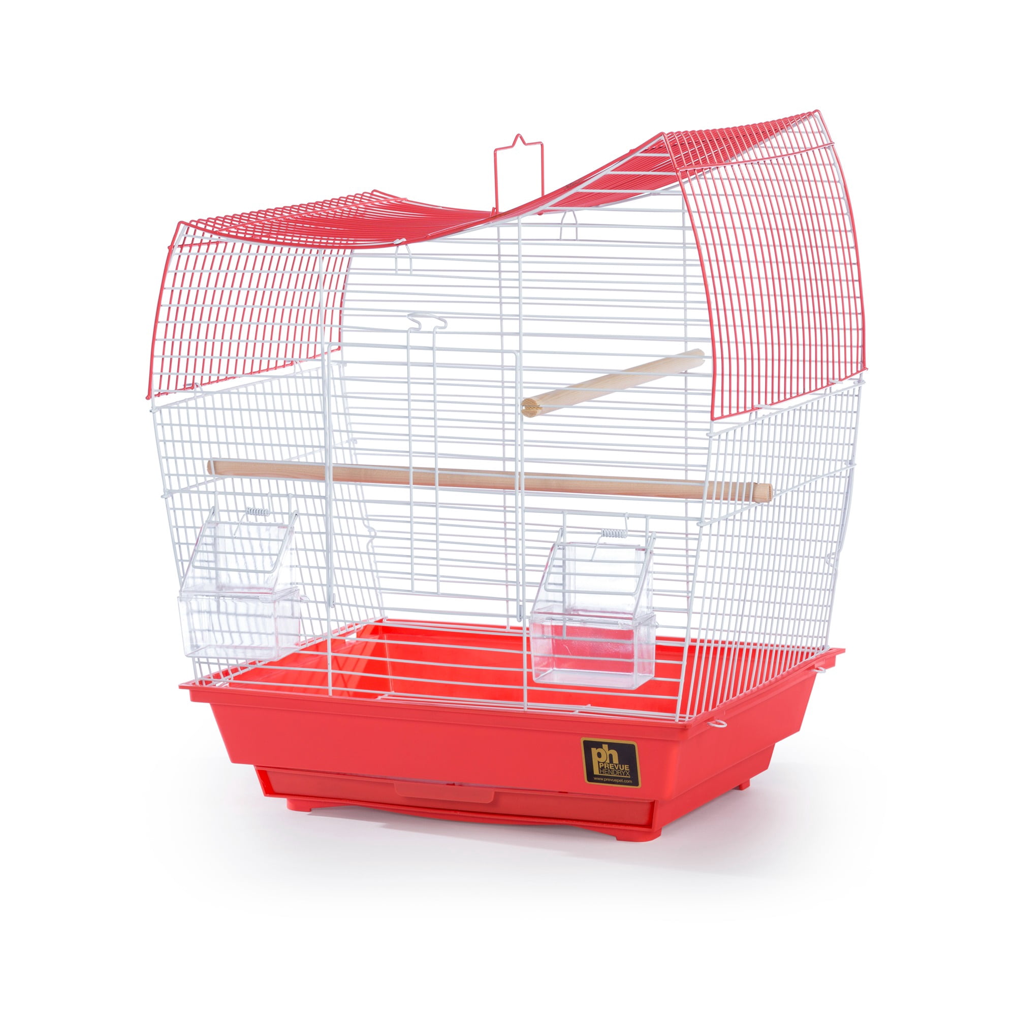Prevue Pet Products Southbeach Coral/White Wave Top Bird Cage SP50110