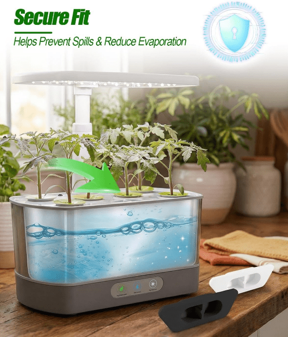 Water Fill Cap Compatible with AeroGarden Harvest, Durable Reusable Refill Cap Replacement for Indoor Hydroponic System