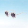 thumbnail image 2 of Glasses for Kids Multicolor Fashion Eyewear Featuring Playful Gear Flower Motif for Everyday Travel and Leisure, White, 2 of 4