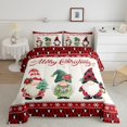 thumbnail image 2 of Manfei Cartoon Xmas Gnome Full Size Comforter Sets,Merry Christmas Bedding Comforter Set,Wild Deer Skull Bedding Sets For Girl Boys,Ultra Soft Home Decor Reversible,3 Pieces, 2 of 8
