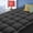 Black, variant on Full Size Mattress Topper for  , Cooling Extra Thick Mattress Pad Cover with 8-21 inch Deep Pocket, Plush Pillow Top Mattress Topper Overfilled with Down Alternative, Full Size, Dark Grey