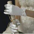 thumbnail image 6 of Vorkoi Short Satin Gloves Wrist Length Gloves Women's Gown Gloves Opera Wedding Banquet Dress Glove for Wedding Opera, 6 of 6