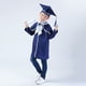 Robe de Graduation pour Enfants et Casquette Doctorale - 120cm (Bleu Marine) – image 3 sur 4