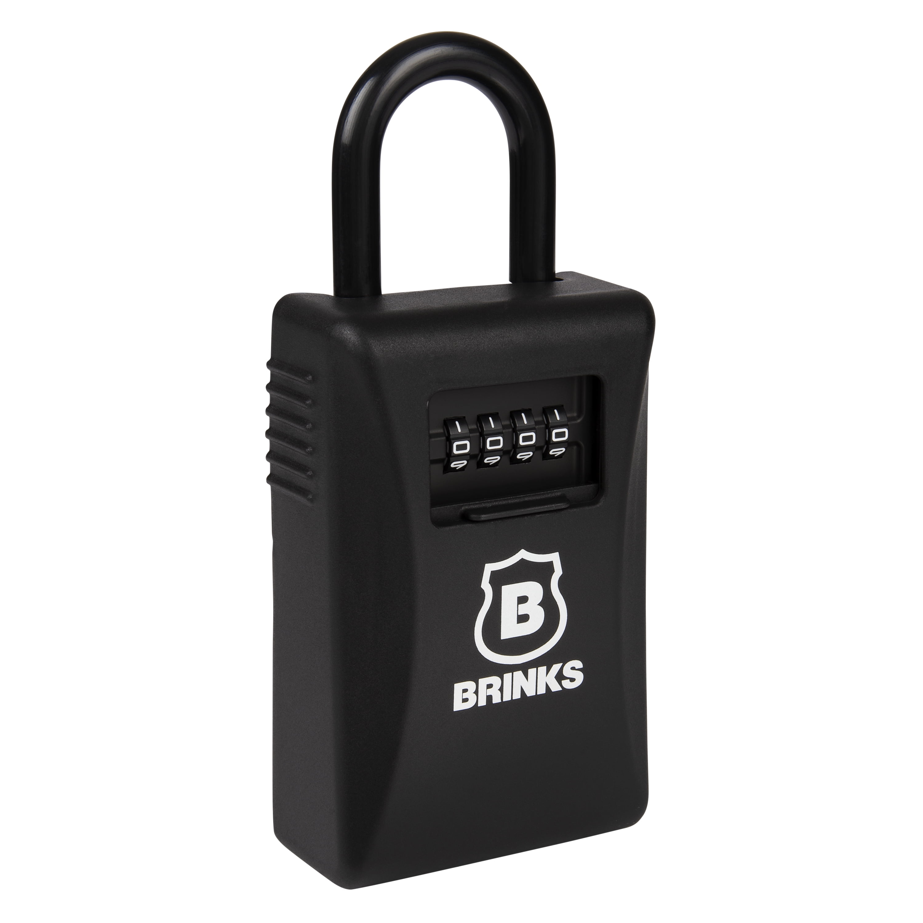 Brinks Aluminum 79mm Resettable Combination Lock Box with 13/16in Vinyl-Wrapped  Shackle