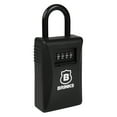 Brinks, Aluminum 79mm Resettable Combination Lock Box with 1 13/16in Covered Shackle