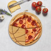 Totally Bamboo Basketball Shaped Bamboo Wood Cutting Board and Charcuterie Board, Great Gift for Basketball Fans