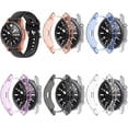 thumbnail image 3 of CIRUTVAL 2Pack TPU Full Edge Protection Case Cover For Samsung Galaxy watch 3 45mm 41mm Samrtwatch Soft Plated TPU Protective Shell bumper 41 45 mm Smartwatch Protector Cover Accessories For Men Women, 3 of 6