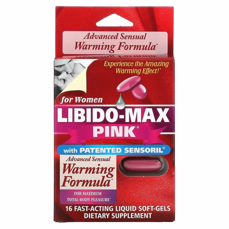 l carnitine female libido Libido-Max Pink Sexual Enhancement Booster for Women, 16 Fast-Acting Liquid Soft-Gels
