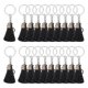 thumbnail image 1 of 20pcs Llaveros de Megáfono de Acrílico con Borla, Llaveros Negros de Animadora, Charms de Bolsa de Animadora y Anillos de Llave para Bricolaje, Favor de Fiesta de Equipo, 1 of 6