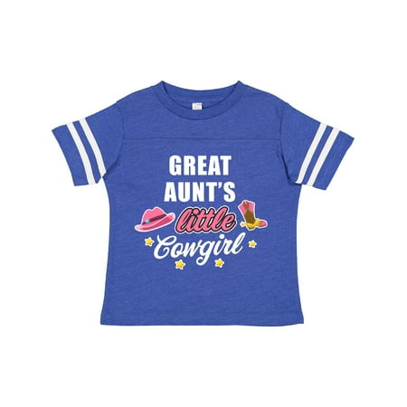 

Inktastic Great Aunts Little Cowgirl with Cowgirl Hat and Boots Gift Toddler Toddler Girl T-Shirt