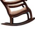 thumbnail image 3 of Furniture of America Rivers Traditional Wood Padded Rocking Chair in Antique Oak, 3 of 6