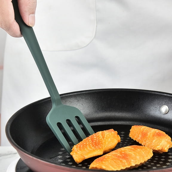 Luxshiny 1 Set of Silicone Kitchen Utensil Set Non-stick Dark Green Cooking Utensils for Home Cooking