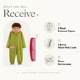thumbnail image 3 of Funny Big Mouth Monster Adult Onesie with Large Comb Prop, Silly Puppet Cosplay One Piece Pajamas, Oversized Fleece Sleepwear for Parent & Little One, 3 of 6