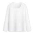 thumbnail image 1 of Camiseta térmica sin costuras Minnieouse para mujer en negro y blanco, 1 of 6