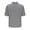 Dark Gray, variant on TAGOLD Mens Summer Short Sleeve Stand Collar Blouse & Shirt Solid Color Half Button Top