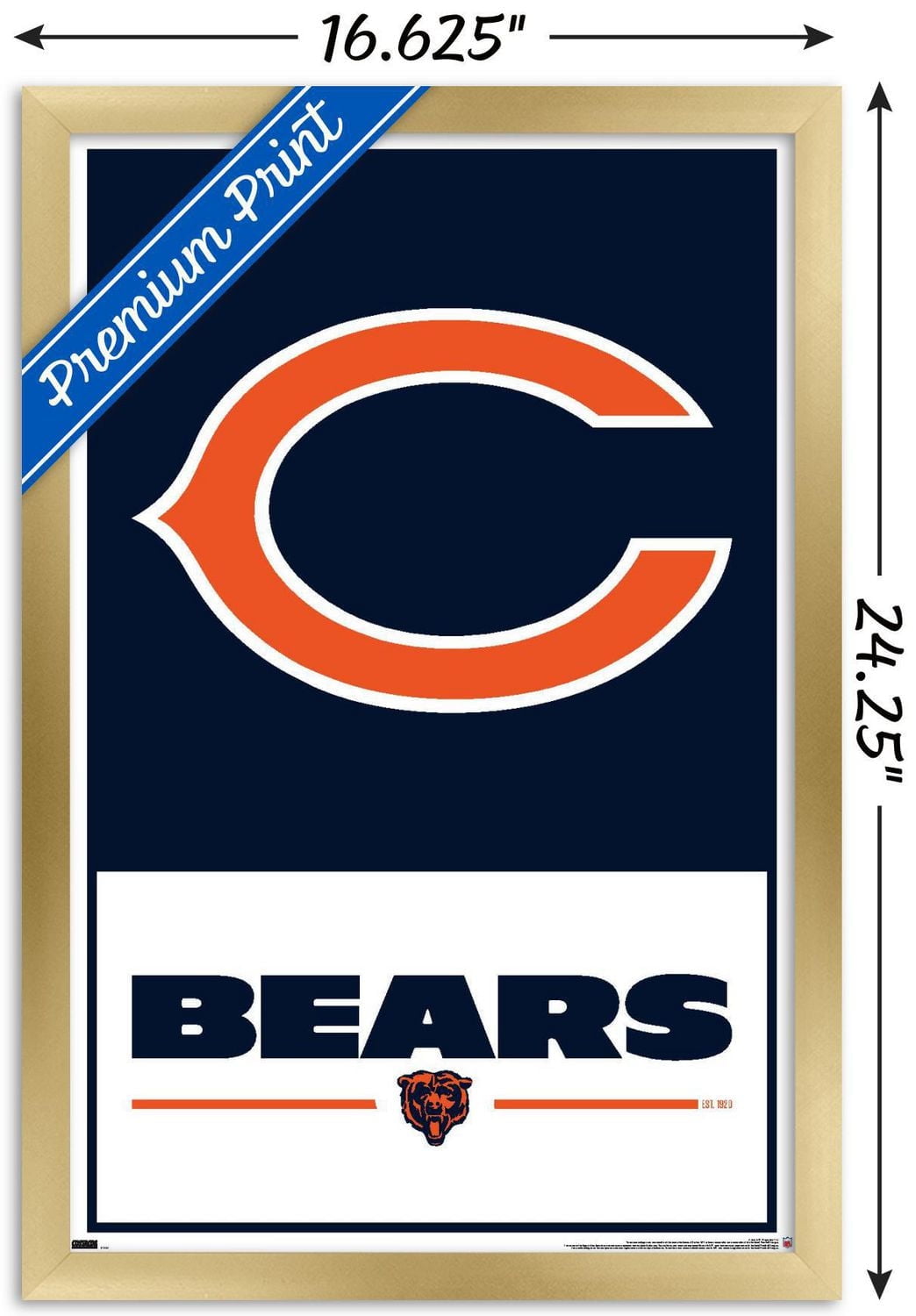 NFL Chicago Bears - Logo 21 Wall Poster