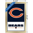 thumbnail image 2 of NFL Chicago Bears - Logo 21 Wall Poster, 22.375" x 34" Framed, 2 of 4